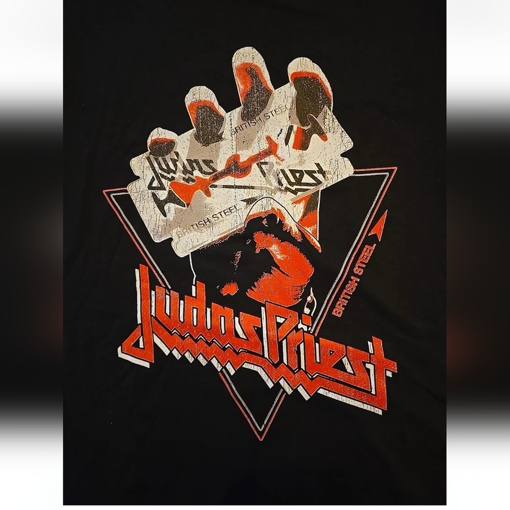 Large- Judas Priest Band T-shirt Metal Tee Pre- owned